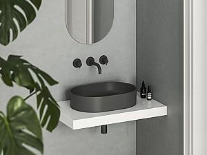 Lavoar baie Ravak Ceramic Slim O Anthracite (XJX03155000)