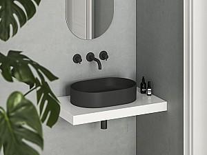 Lavoar baie Ravak Ceramic Slim O Matt Black (XJX0D155000)
