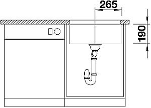 Chiuveta de bucatarie Blanco Subline 500-U (523439)