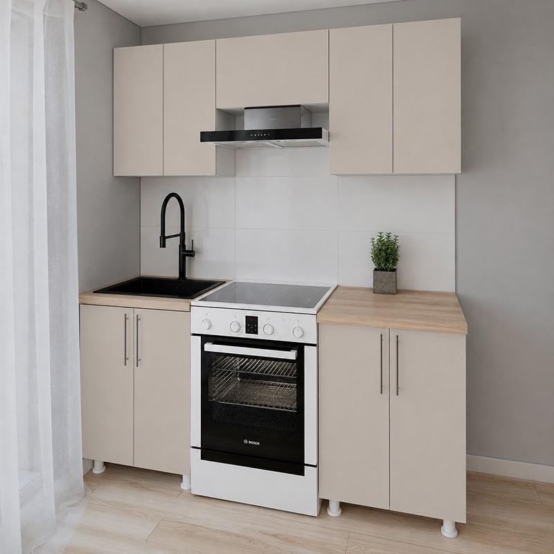 Set mobila bucatarie Smartex K1 180 cm Cașmir