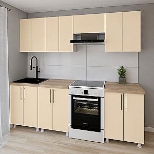Set mobila bucatarie Smartex K1 240 cm Ivory
