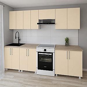 Set mobila bucatarie Smartex K1 260 cm Ivory