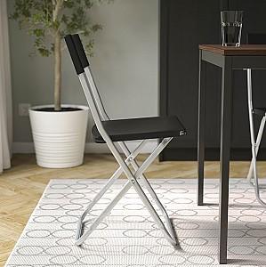 Scaun pliabil IKEA Gunde Negru
