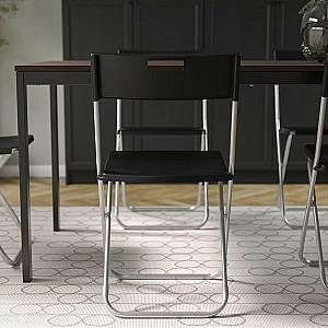 Scaun pliabil IKEA Gunde Negru
