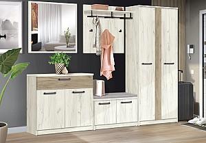 Dulap Modern Karolina 70cm Craft Oak White/Craft Oak Gray