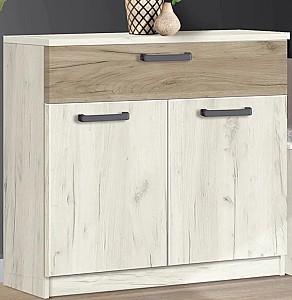 Comoda Modern Karolina 80cm Craft Oak White/Craft Oak Gray