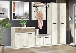 Comoda Modern Karolina 80cm Craft Oak White/Craft Oak Gray