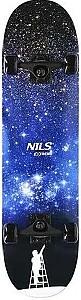Skateboard NILS EXTREME CR3108SA Space Star Black/Blue