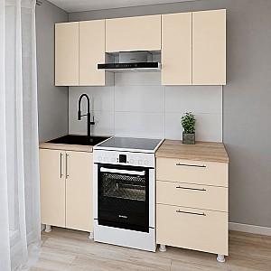 Set mobila bucatarie Smartex K2 180 cm Ivory