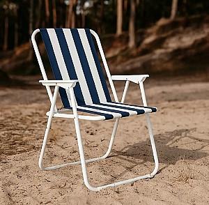 Scaun pliabil Springos Malaga GC0050 White/Blue