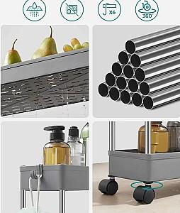 Etajera Songmics KSC008G01 Grey