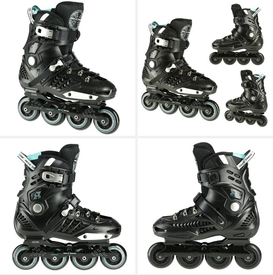 Role copii Nils Slalom size 42 Black (NA20001)