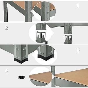 Rafturi pentru depozitare Costway TL33815GR