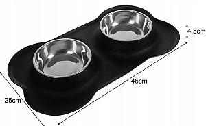 Bol mancare caini Purlov 21632 Black