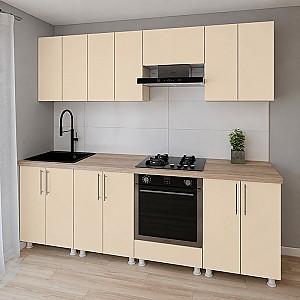 Set mobila bucatarie Smartex K3 240 cm Ivory