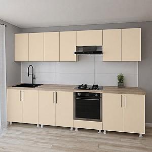 Set mobila bucatarie Smartex K3 300 cm Ivory