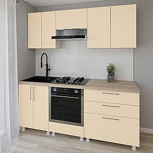 Set mobila bucatarie Smartex K4 200 cm Ivory