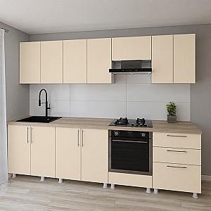 Set mobila bucatarie Smartex K4 300 cm Ivory