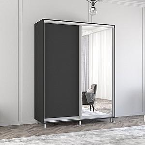 Dulap-cupe Mobildor Lux Aron 150 (1 oglinda, 1 PAL) Antracit