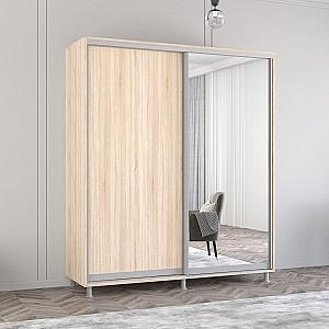 Dulap-cupe Mobildor Lux Aron 180 (1 oglinda, 1 PAL) Sonoma