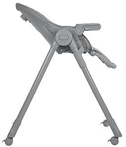 Scaun reglabil pe inaltime de masa Kikka Boo Pastello 3 Grey