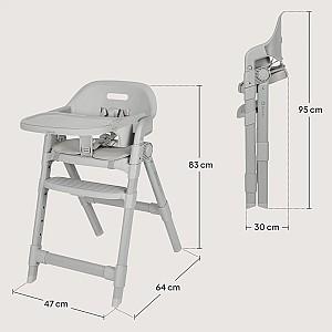 Scaun de masa multifunctional Lionelo Matt Grey Stone