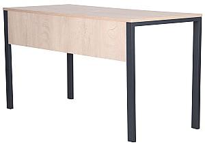 Masa de birou AMF Pluto 138 Stejar Endgrain (Bej)/Negru