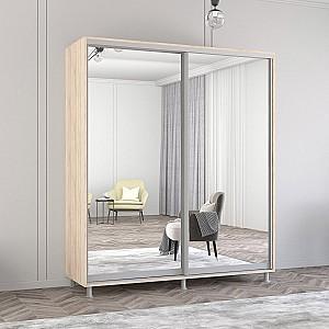 Dulap-cupe Mobildor Lux Aron 230 (2 oglinzi) Stejar Sonoma