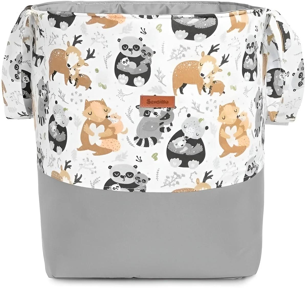 Cos pentru jucarii Sensillo Forest Animals Grey