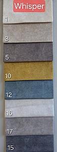 Canapea coltar Crinela Monaco (M04L+M05+M01+M0 1+M03R+3 perne) Gri Inchis