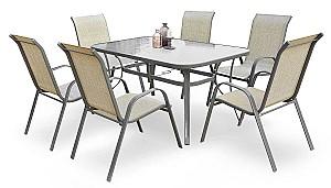Masa de gradina Halmar Mosler Gray/Dark Gray