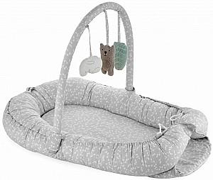 Cuib pentru bebelus BABYJEM Between Parents Grey