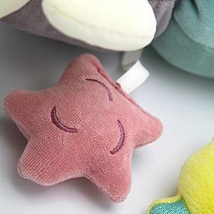 Jucarie de plus BABYJEM Caterpillar Pink
