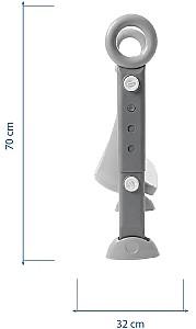 Сolac wc copii BABYJEM Soft Grey