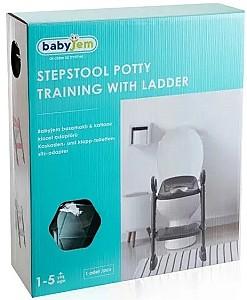 Сolac wc copii BABYJEM Soft Grey