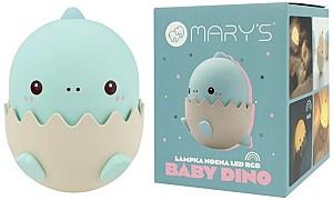 Lampa de noapte Marys Baby Dino Blue