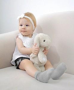 Jucarie de plus BABYJEM The Beast Bunny Grey