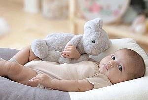 Jucarie de plus BABYJEM The Beast Bunny Grey