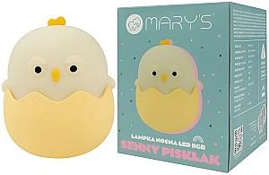 Lampa de noapte Marys Sleepy Chick White & Yellow