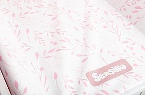 Saltea de infasat Sensillo Pink Leaf 70x50x9.5 cm