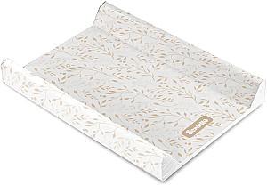 Saltea de infasat Sensillo Beige Leaf 70x50x9.5 cm