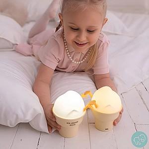 Lampa de noapte Marys Ice-Duck Yellow & White