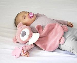Jucarie de plus BABYJEM Bear Pink 36 cm