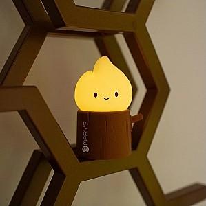 Lampa de noapte Marys Mini Flame Brown