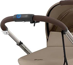 Carucior pentru gemeni Cybex e-Gazelle S TPE Almond Beige