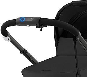 Carucior pentru gemeni Cybex e-Gazelle S BLK BP Moon Black