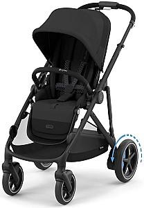 Carucior pentru gemeni Cybex e-Gazelle S BLK BP Moon Black