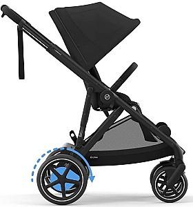 Carucior pentru gemeni Cybex e-Gazelle S BLK BP Moon Black