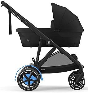 Carucior pentru gemeni Cybex e-Gazelle S BLK BP Moon Black