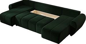 Canapea coltar Space Meble Molisa U Itaka 10 Green Dark
